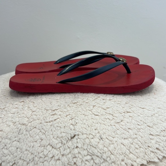 Tory Burch Red and navy blue Sandals size 7. - Picture 5 of 10